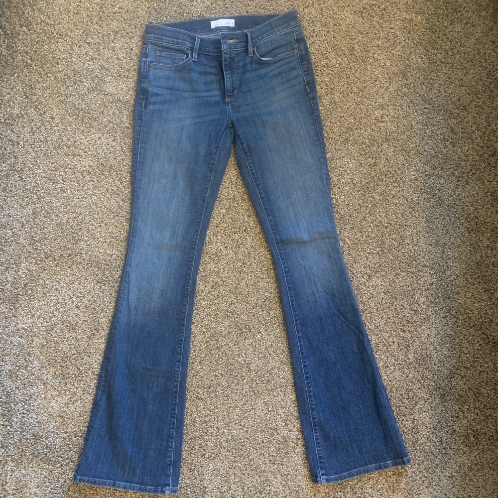 ❌SOLD❌ Loft Dark Wash Bootcut Jeans